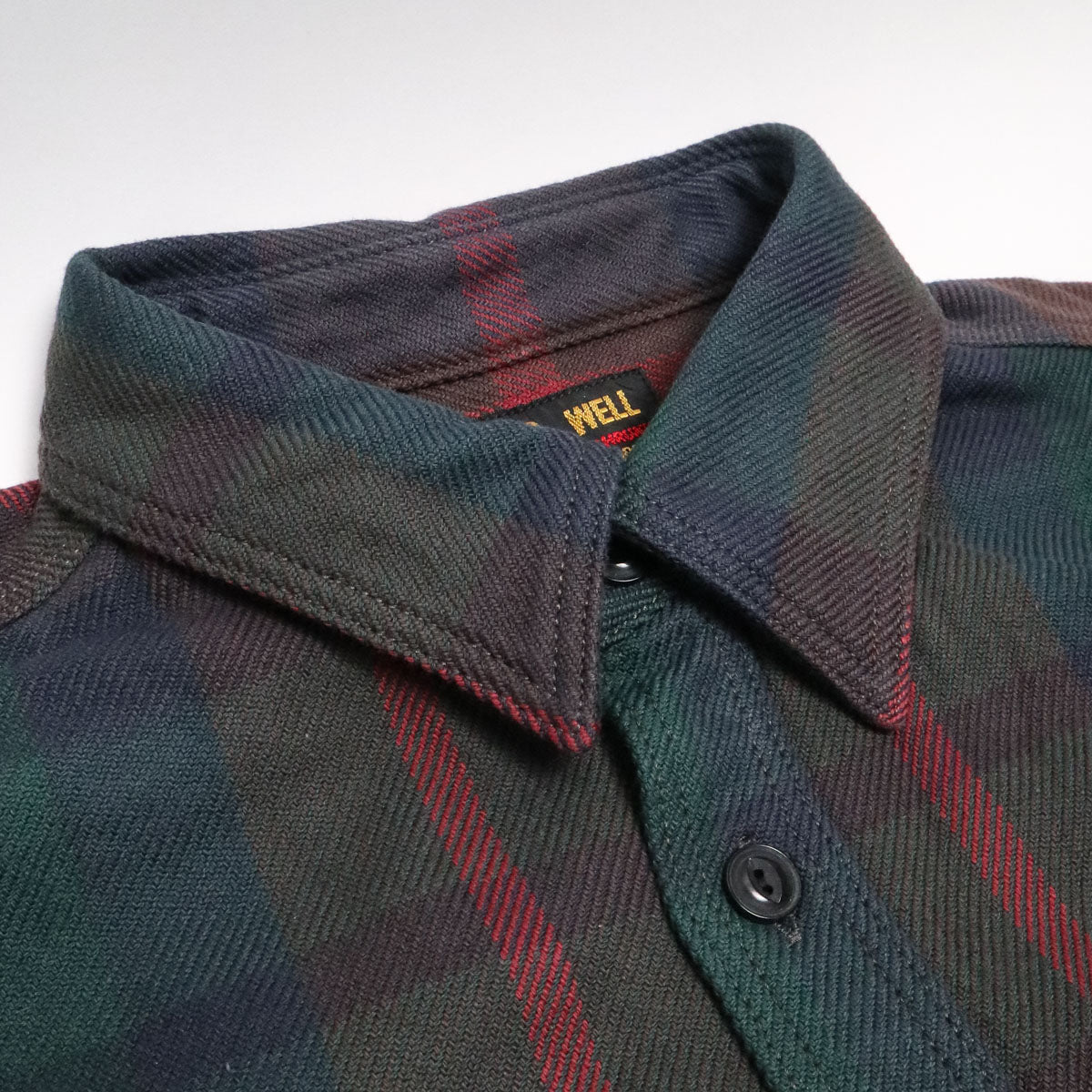 15.5oz Extra Heavy Flannel Shirt Green