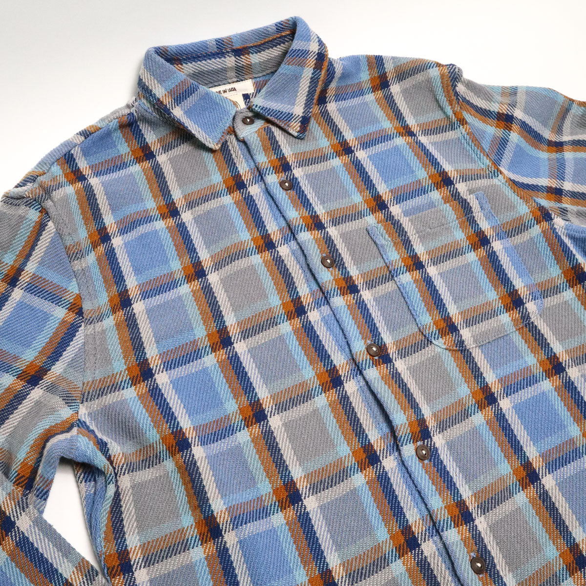 The Ripper 8oz Plaid Blue Gray