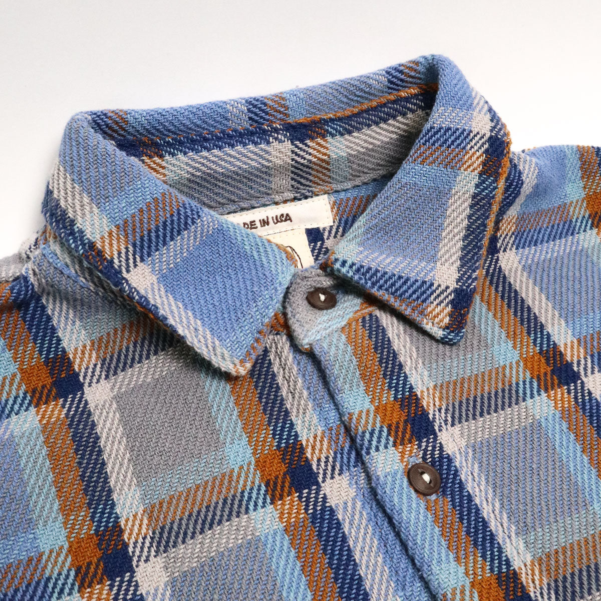 The Ripper 8oz Plaid Blue Gray