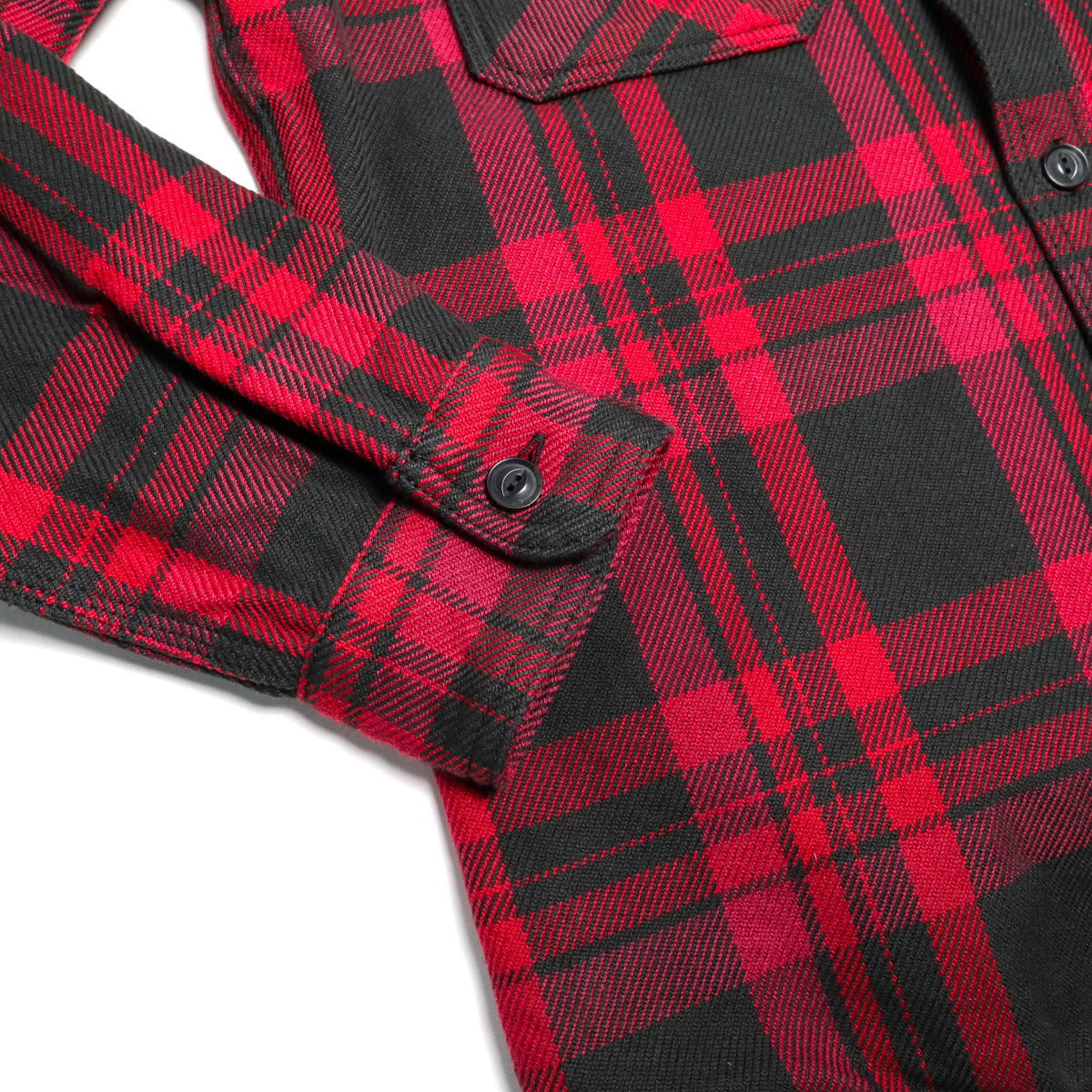 UES 15.5oz Extra Heavy Flannel Shirt Red