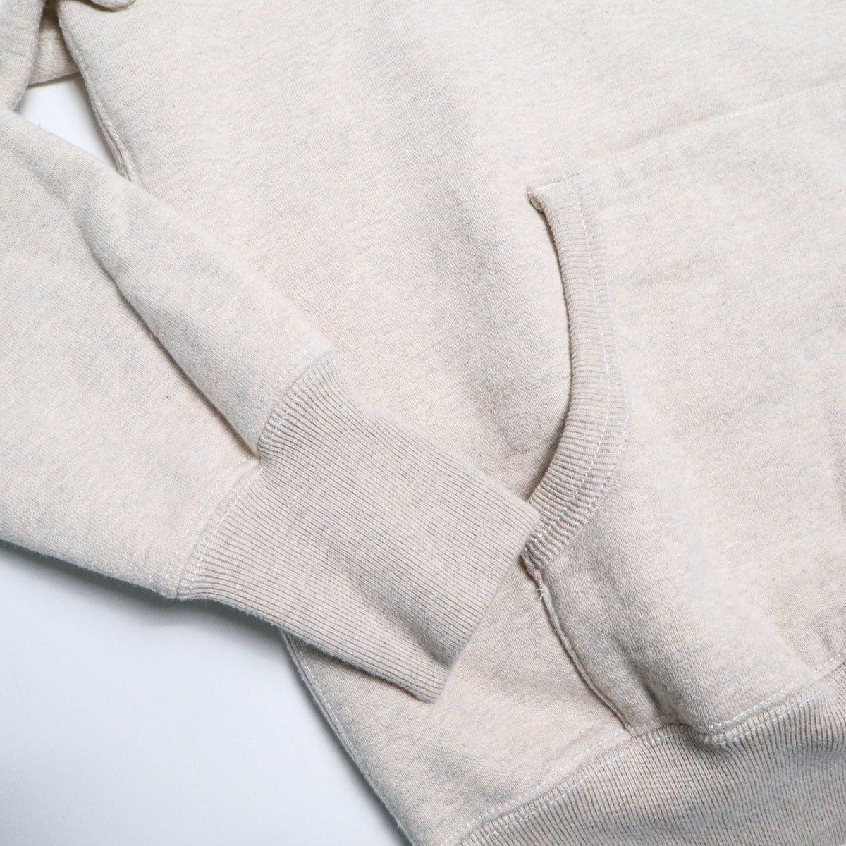 Loopwheel Hoodie Sweat Oatmeal