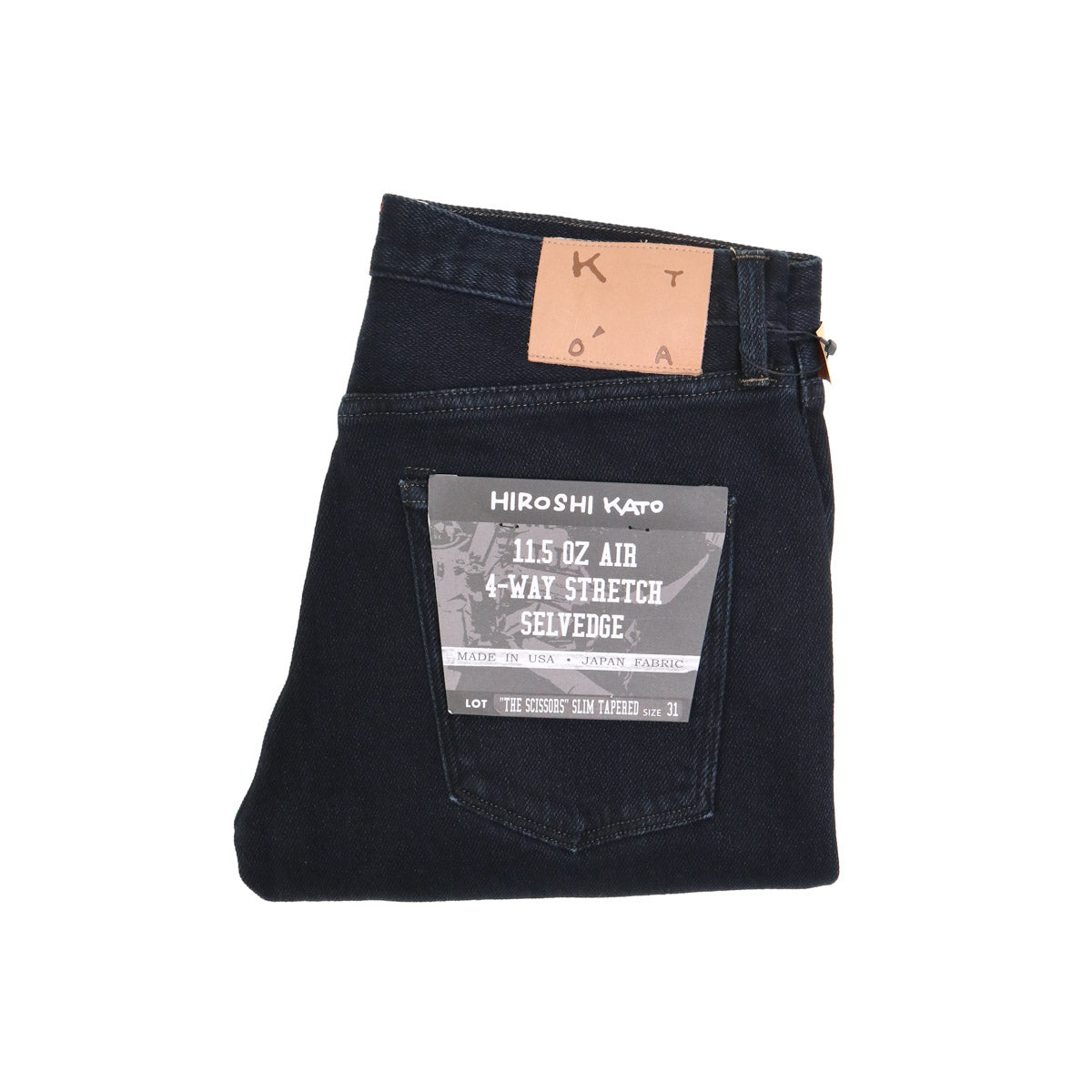The Scissors Air 11.5oz Nina Selvedge Denim