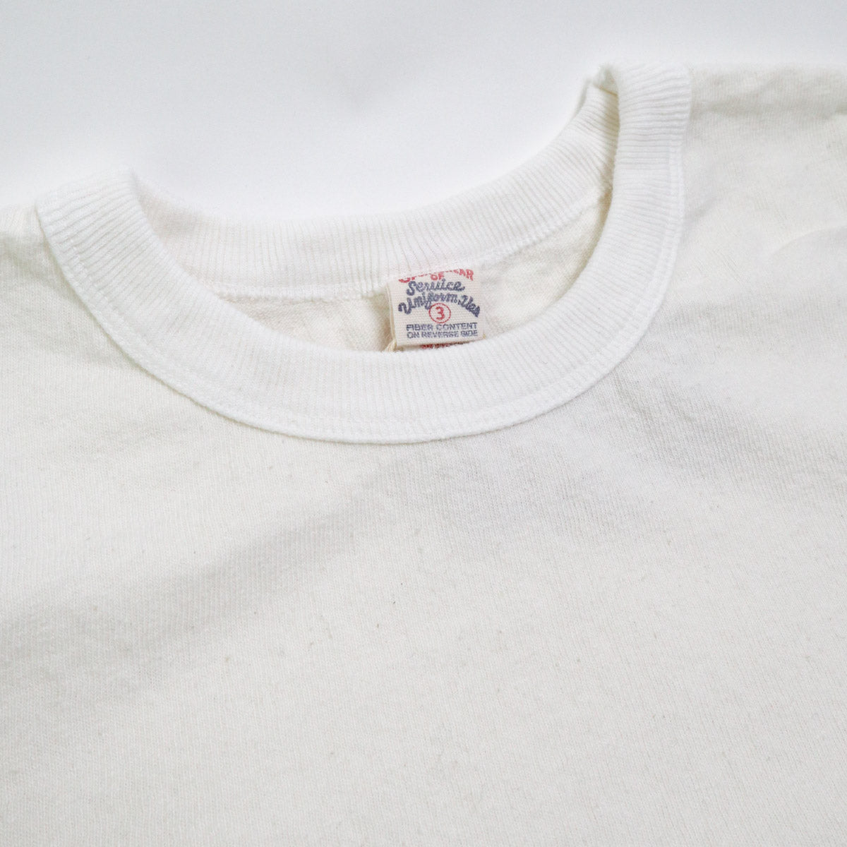 No.8 Slub Nep T-Shirt White