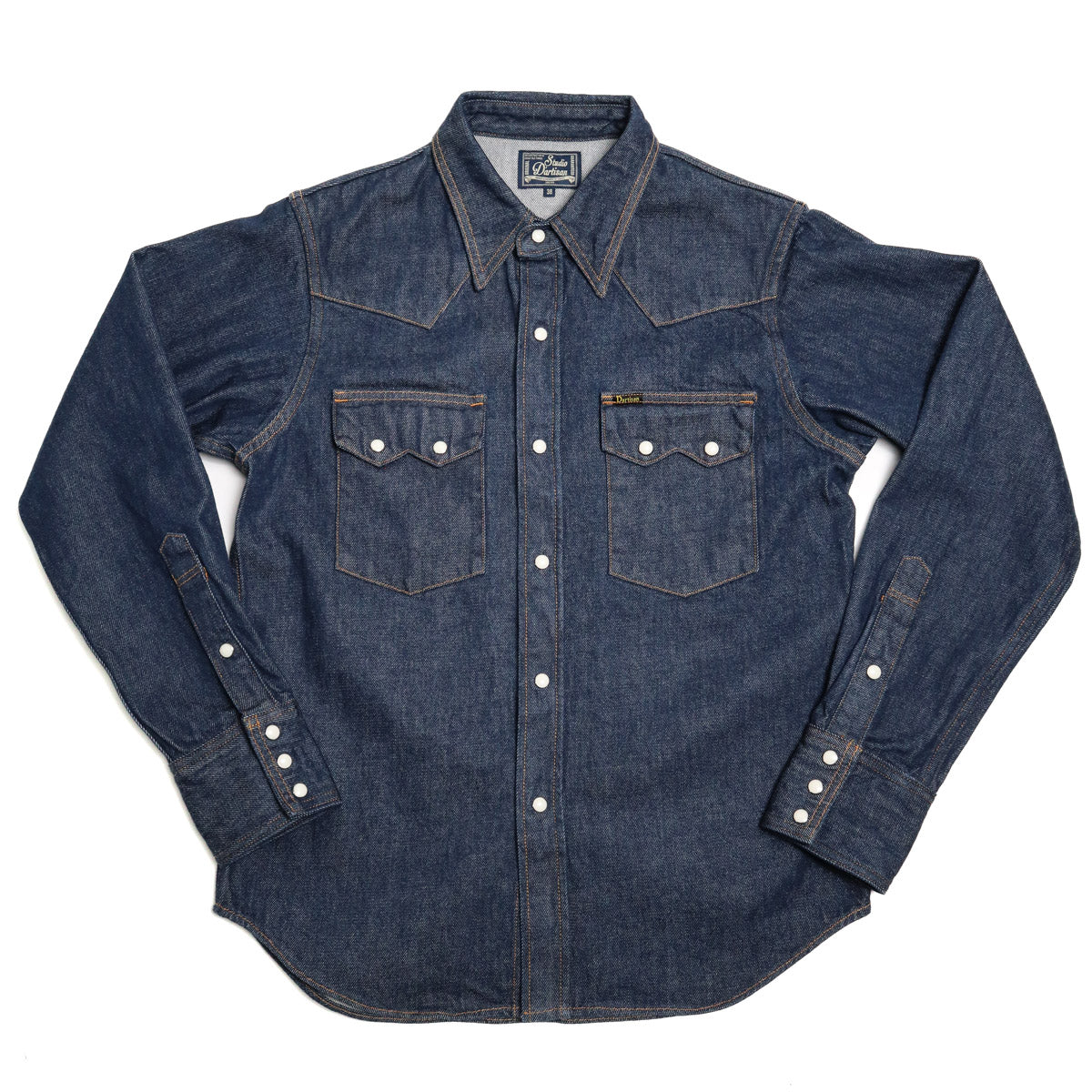 D5701 OW Natural Indigo Denim Western Shirt