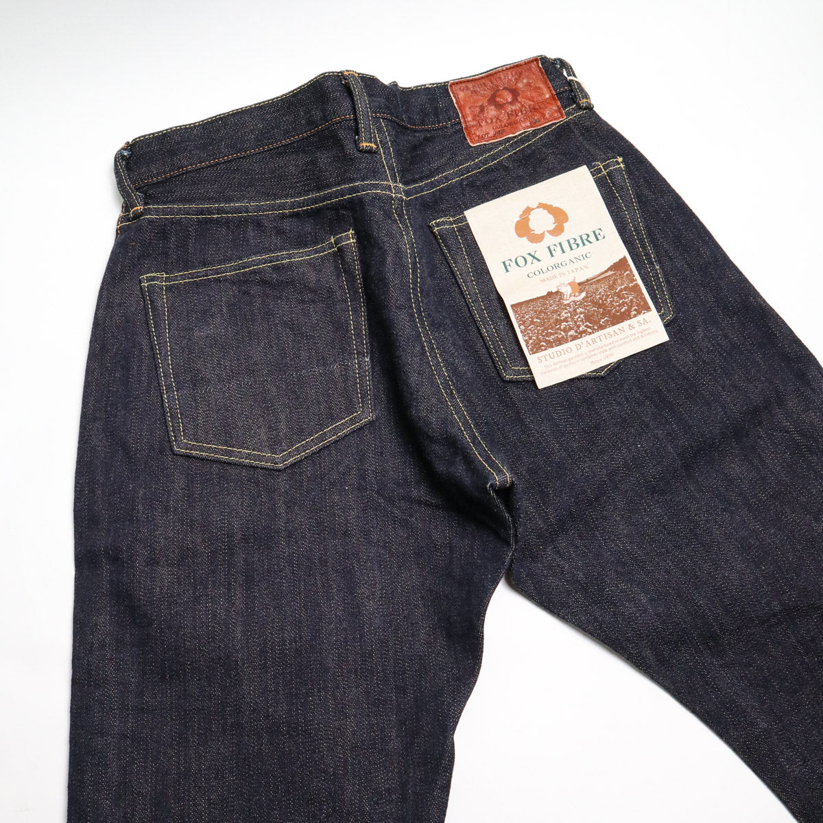 1828S OW Fox x G3 Colorganic Relaxed Taper Selvedge Denim Indigo
