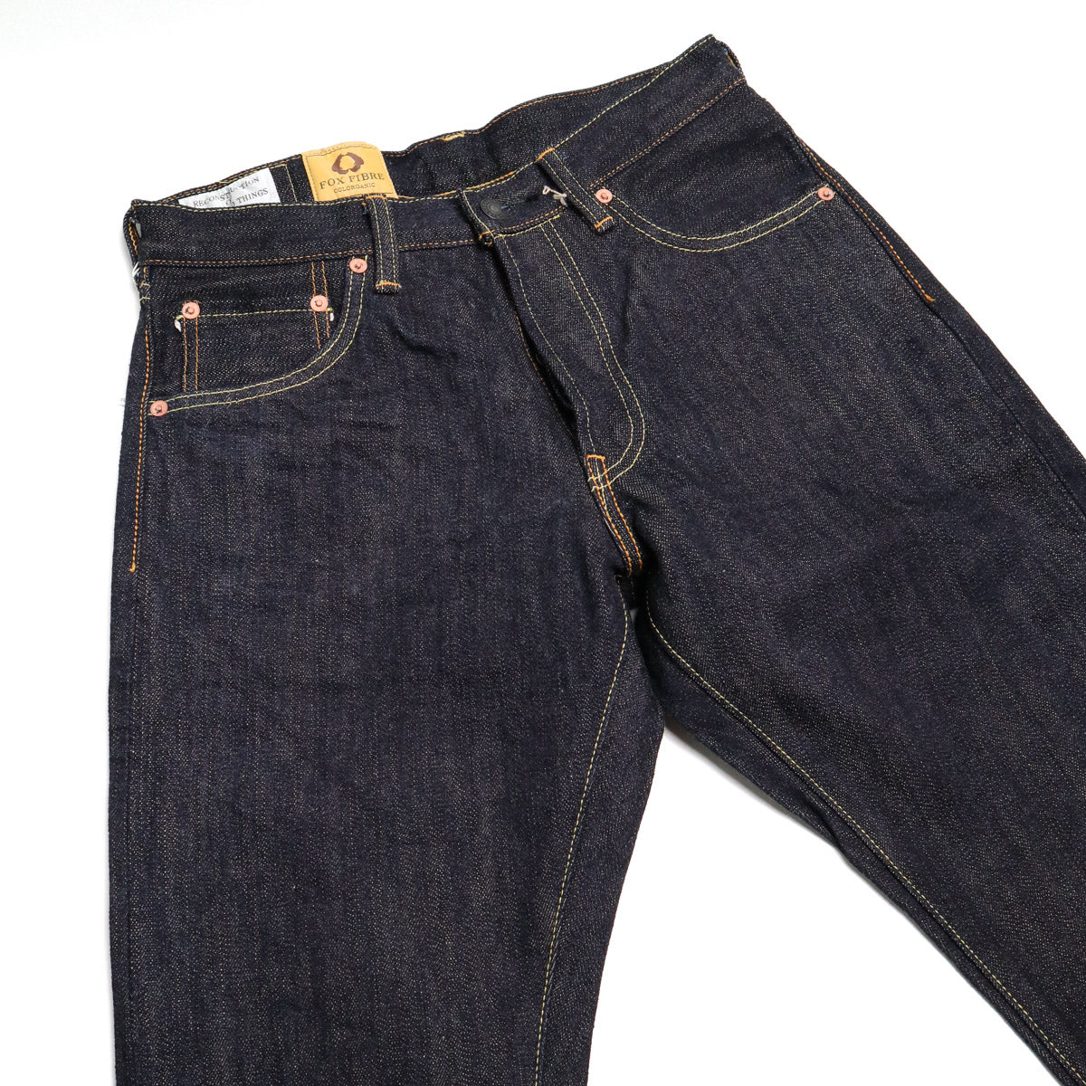1828S OW Fox x G3 Colorganic Relaxed Taper Selvedge Denim Indigo