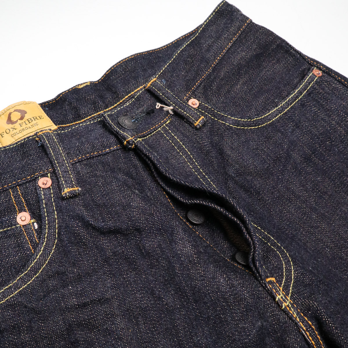 1828S OW Fox x G3 Colorganic Relaxed Taper Selvedge Denim Indigo