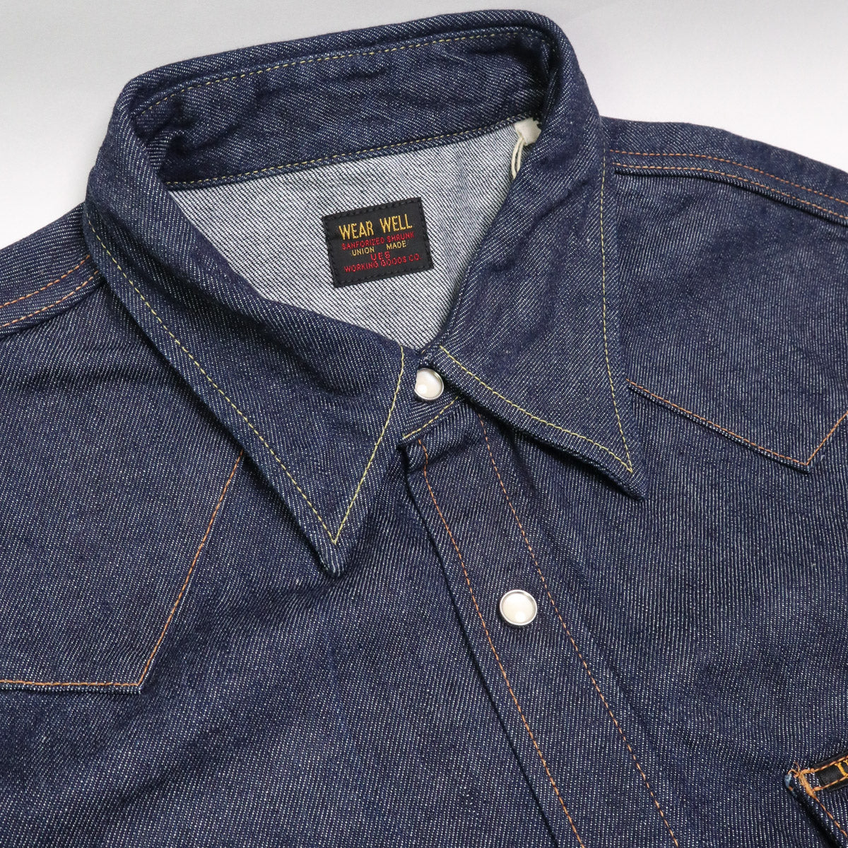 10oz Sawtooth Denim Western Shirt