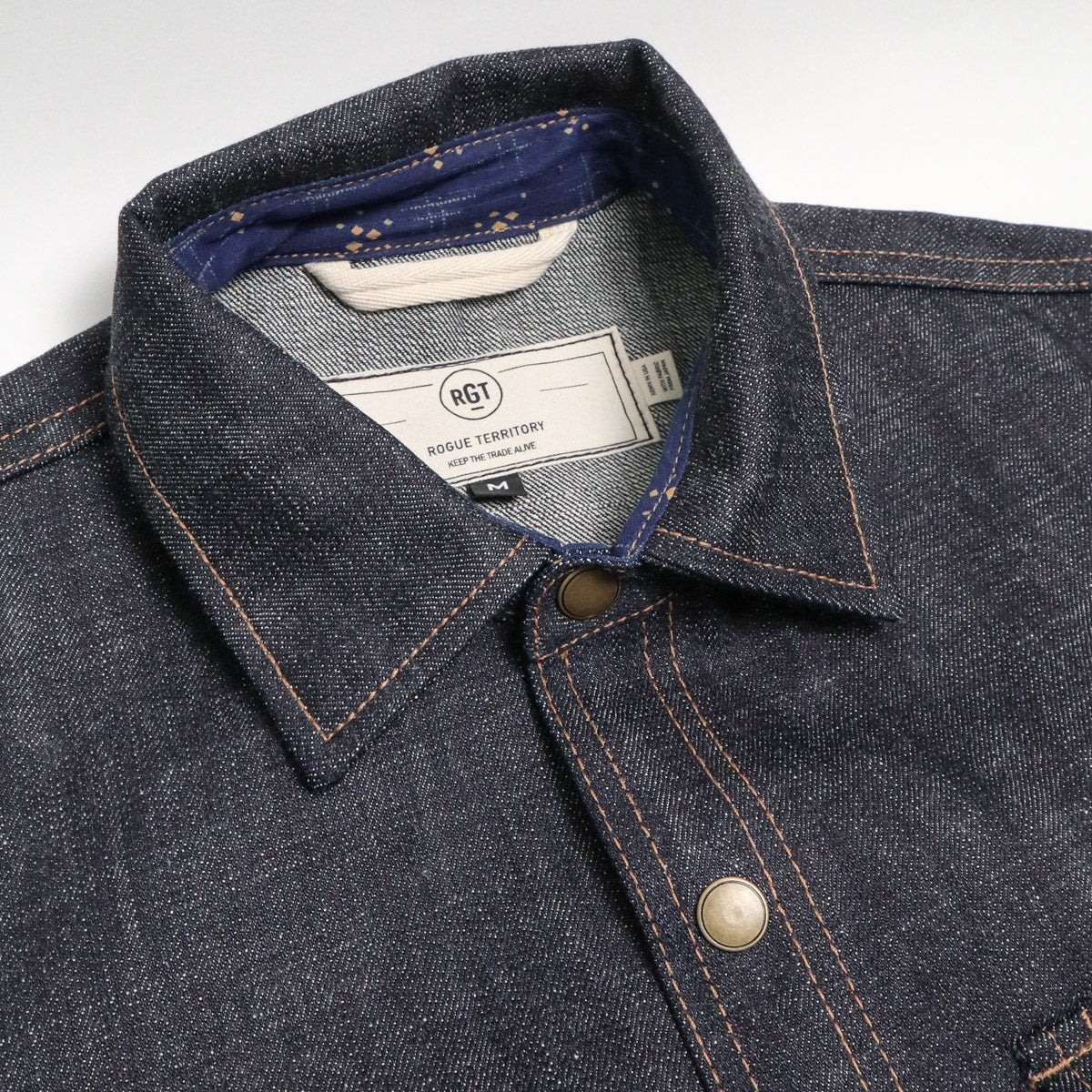 Service Shirt 13.5oz Cryptic Selvedge Denim Indigo