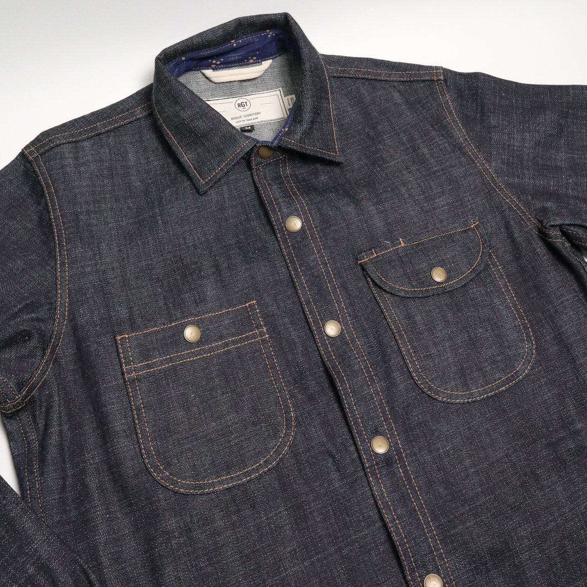 Service Shirt 13.5oz Cryptic Selvedge Denim Indigo