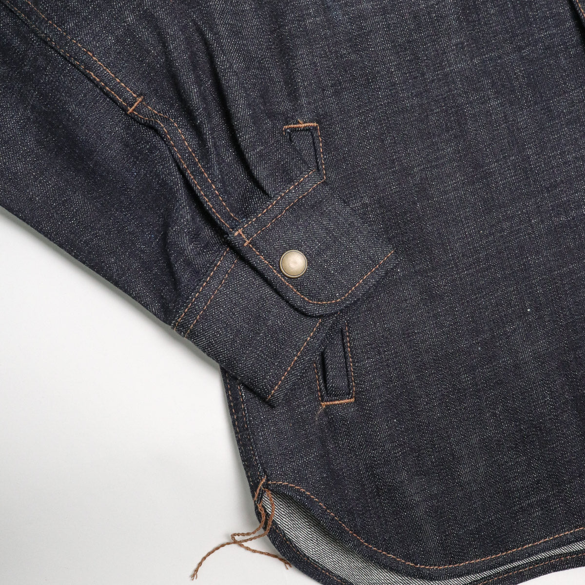 Service Shirt 13.5oz Cryptic Selvedge Denim Indigo