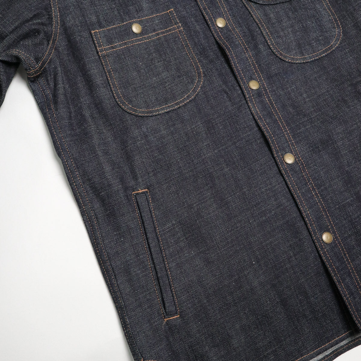 Service Shirt 13.5oz Cryptic Selvedge Denim Indigo