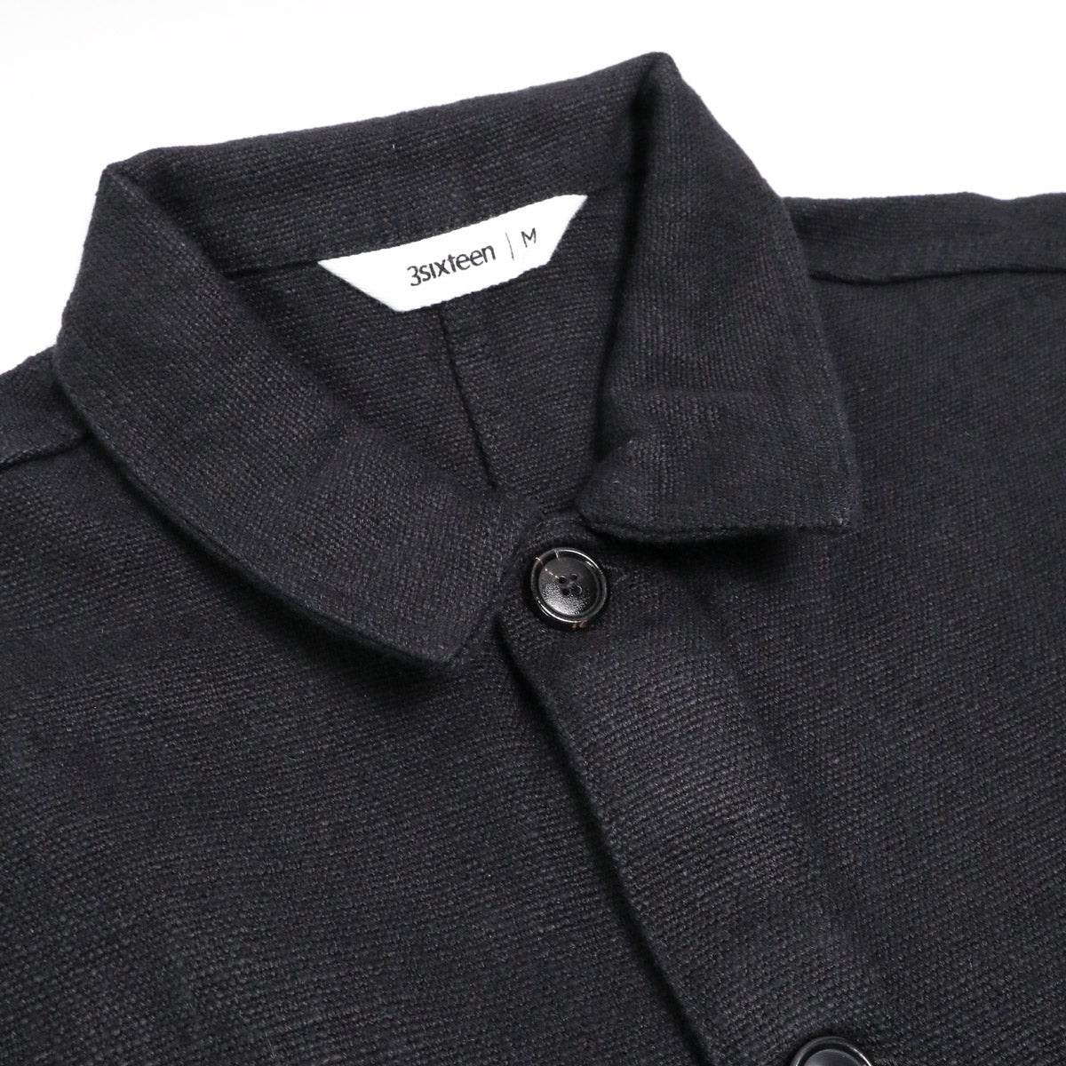 Shop Jacket Black Cotton/Linen