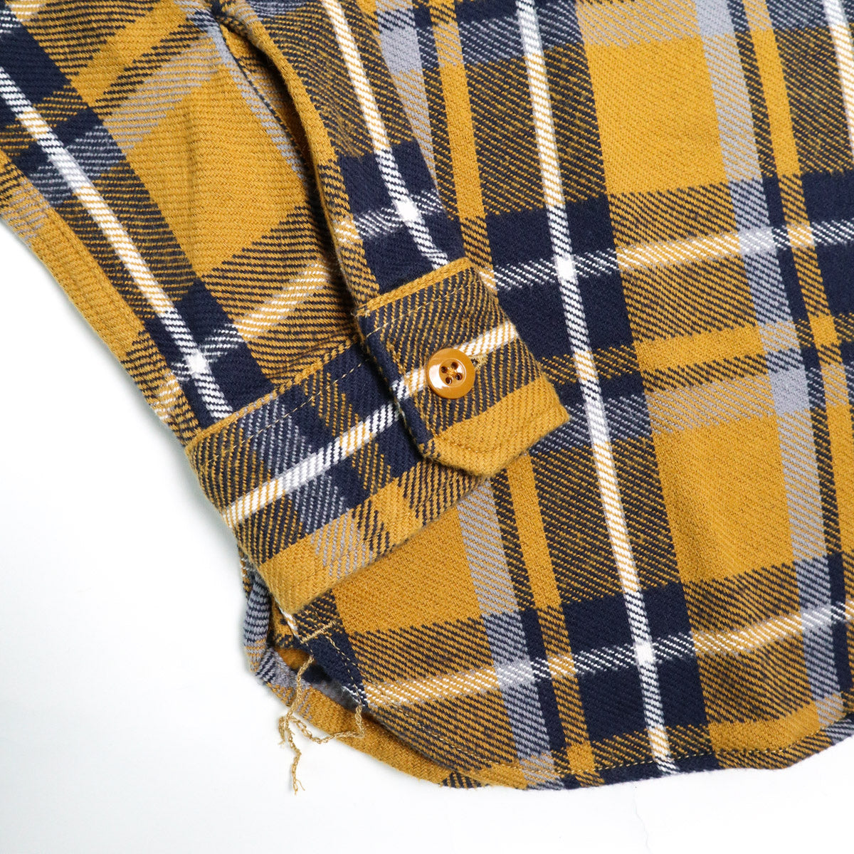 2222-CA Raised Surface Check Double Pocket Shirt Camel