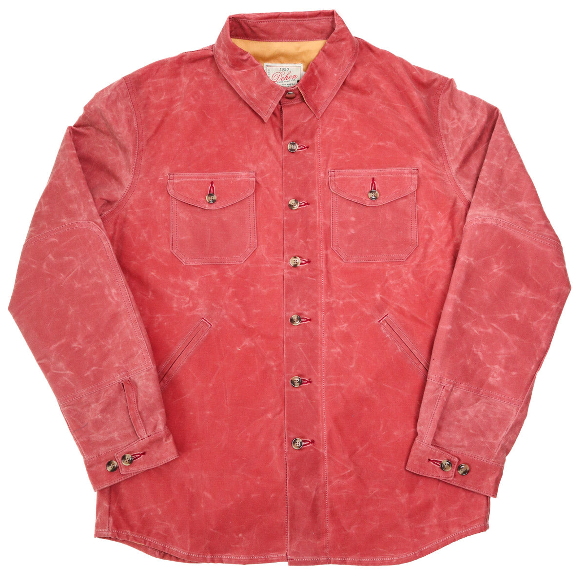 Crissman Overshirt Waxed Canvas Nautical Red