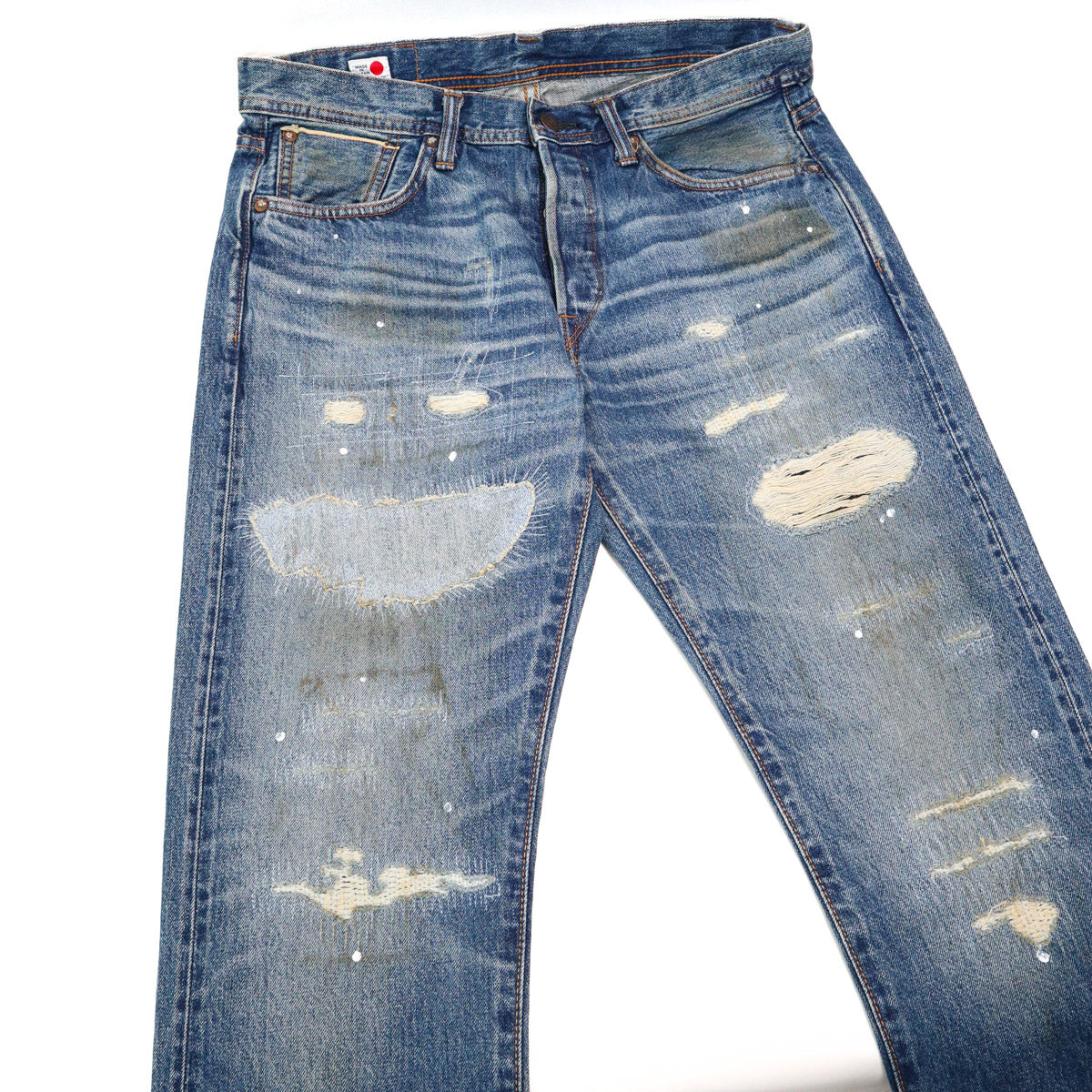 AKT33 Rip x Repair x Relic 13.5oz Japanese Selvedge Denim Regular Taper