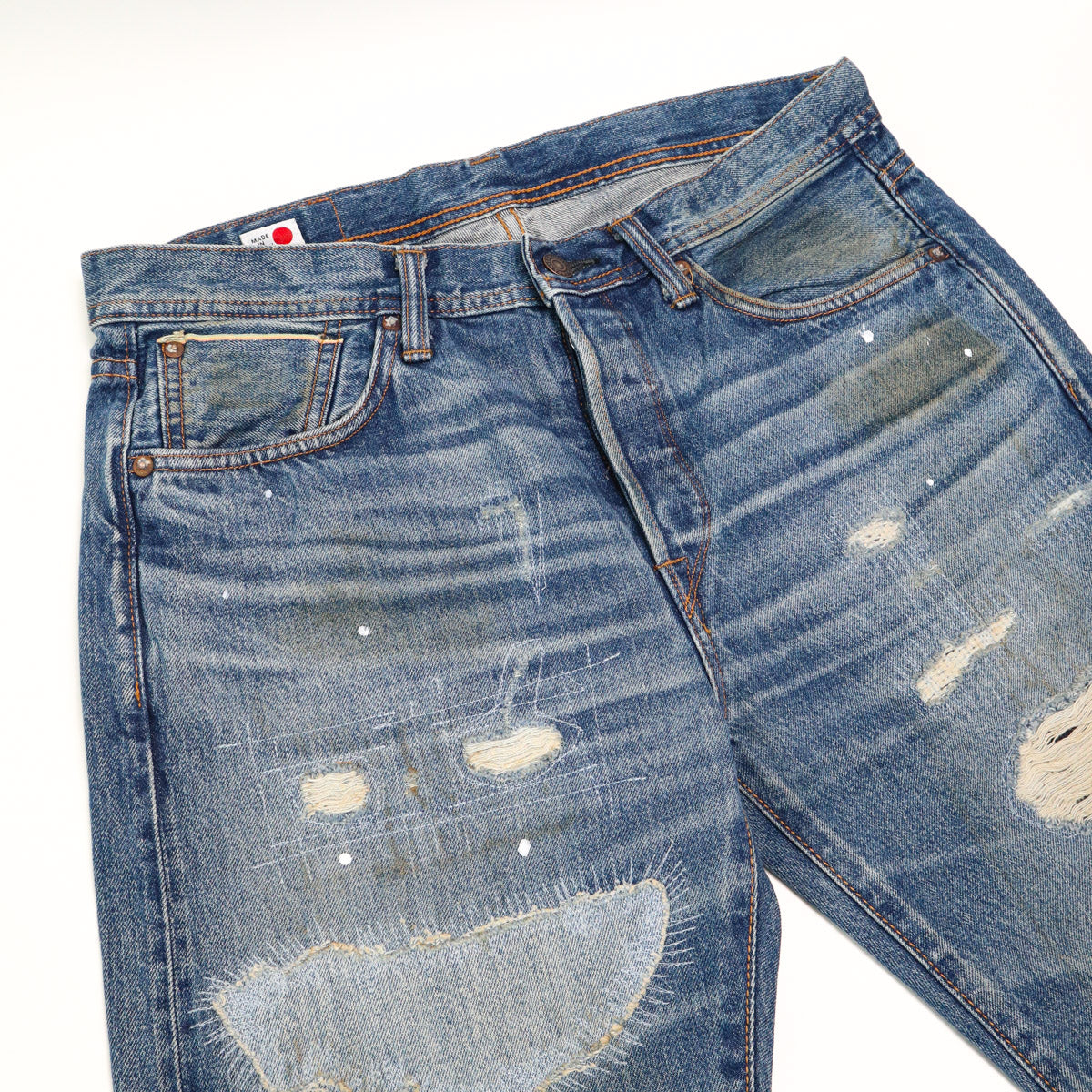 AKT33 Rip x Repair x Relic 13.5oz Japanese Selvedge Denim Regular Taper