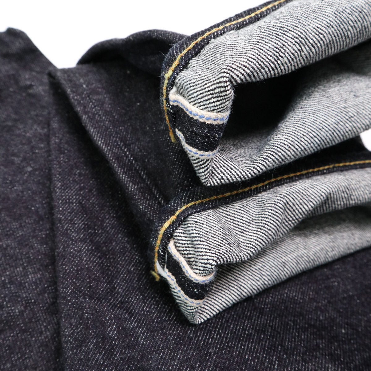 SD-108 15oz Relaxed Taper Selvedge Denim Rinsed Indigo