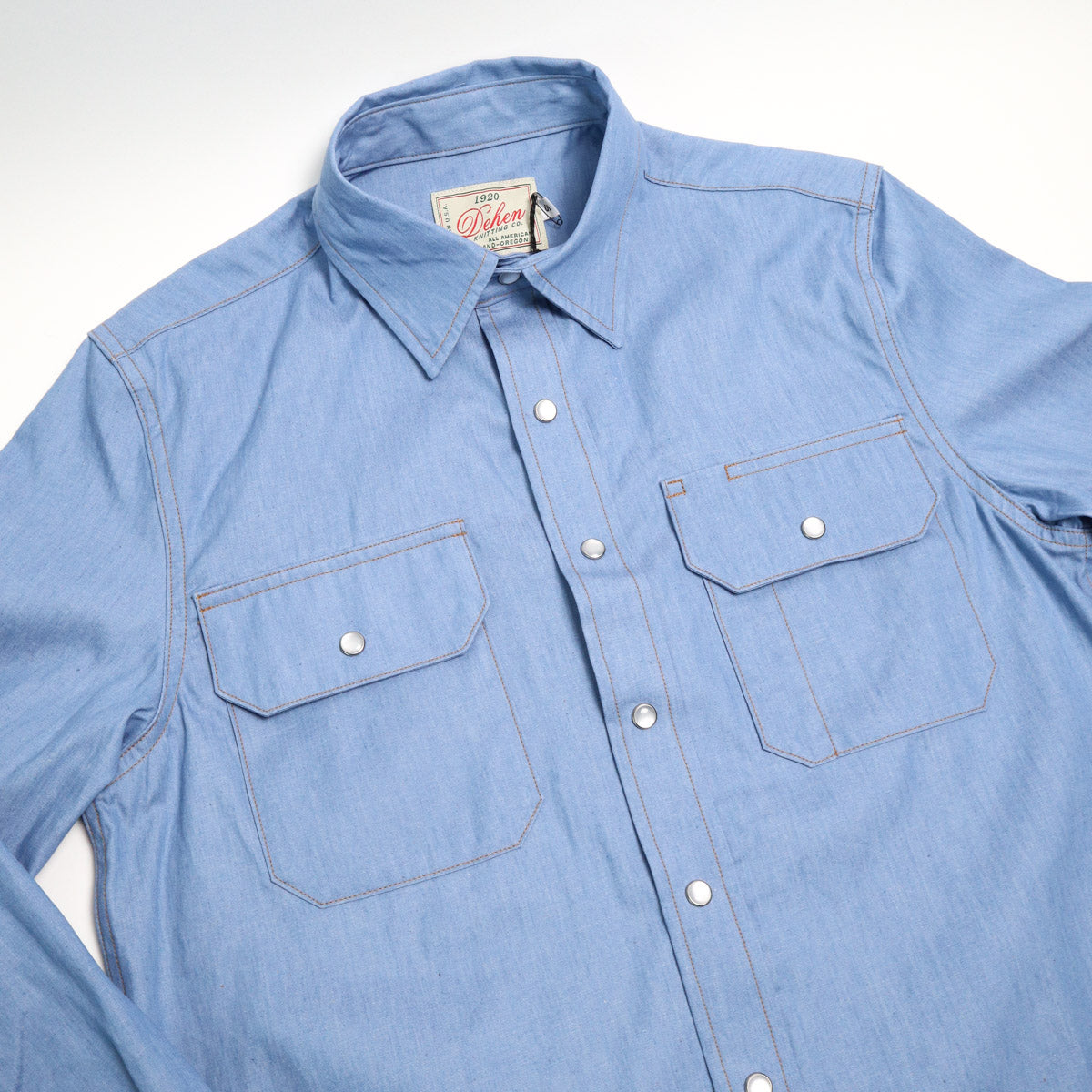 Drover Shirt Chambray Light Indigo