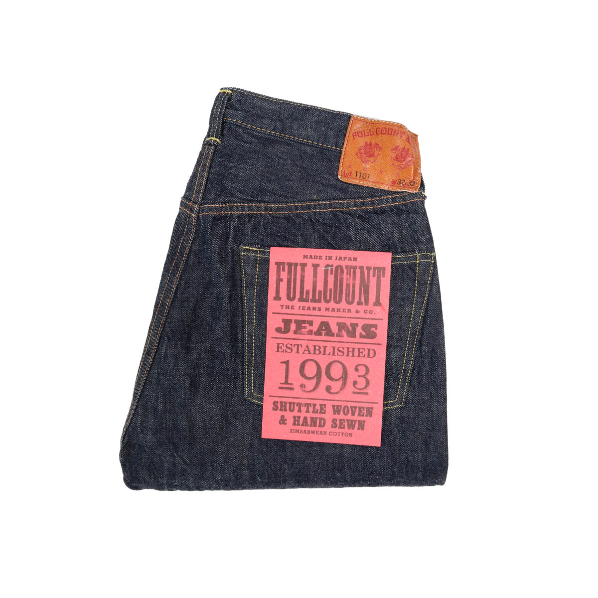 1101W Straight Selvedge Denim 13.7oz One Wash Indigo