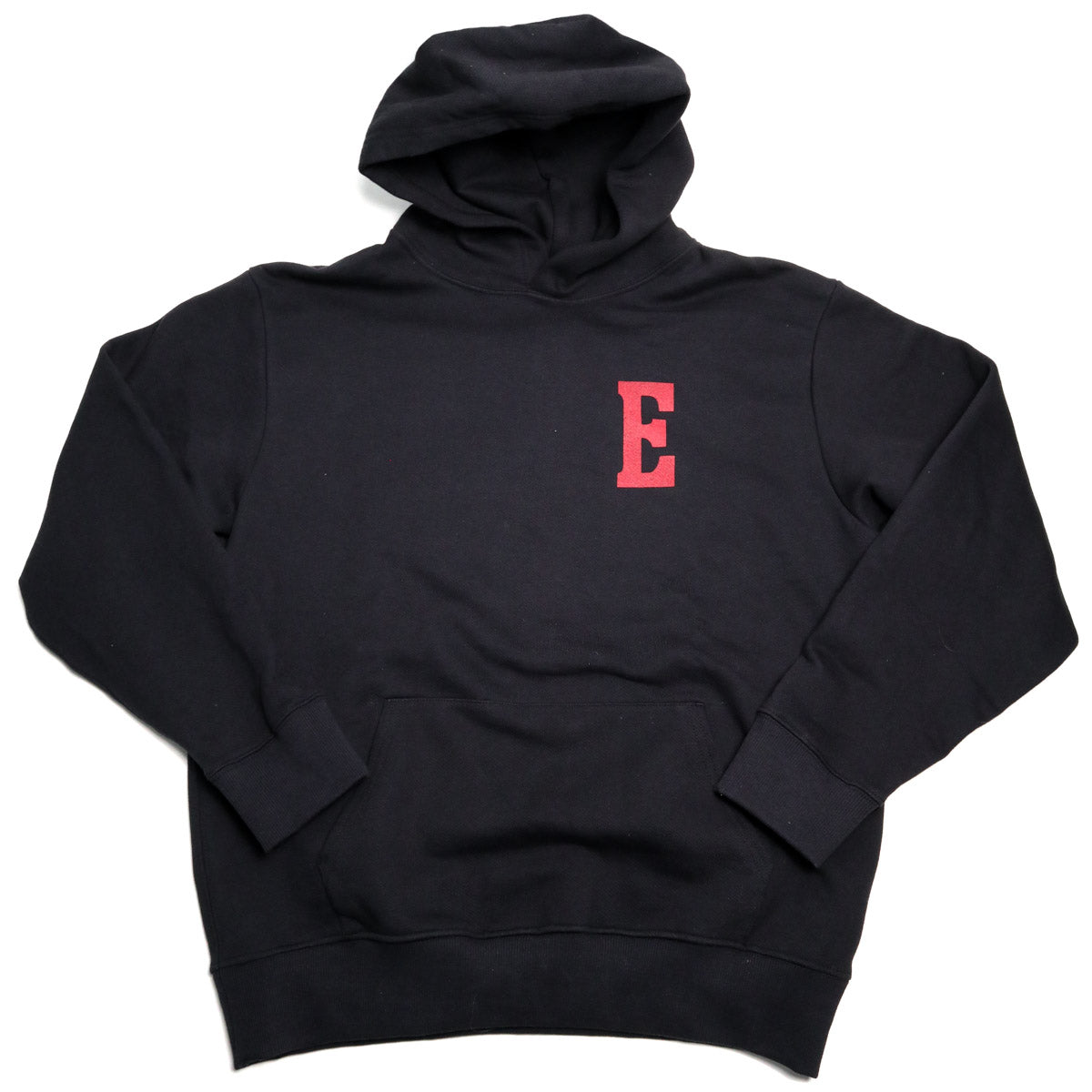 16oz Heavyweight Varsity Hoodie Black