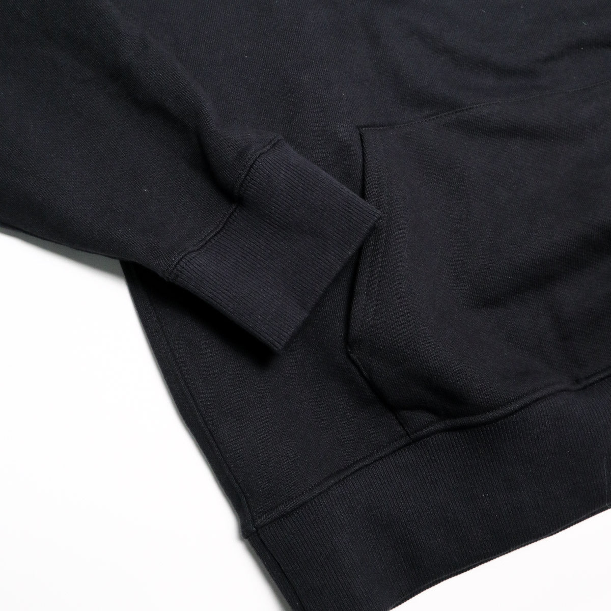 16oz Heavyweight Varsity Hoodie Black
