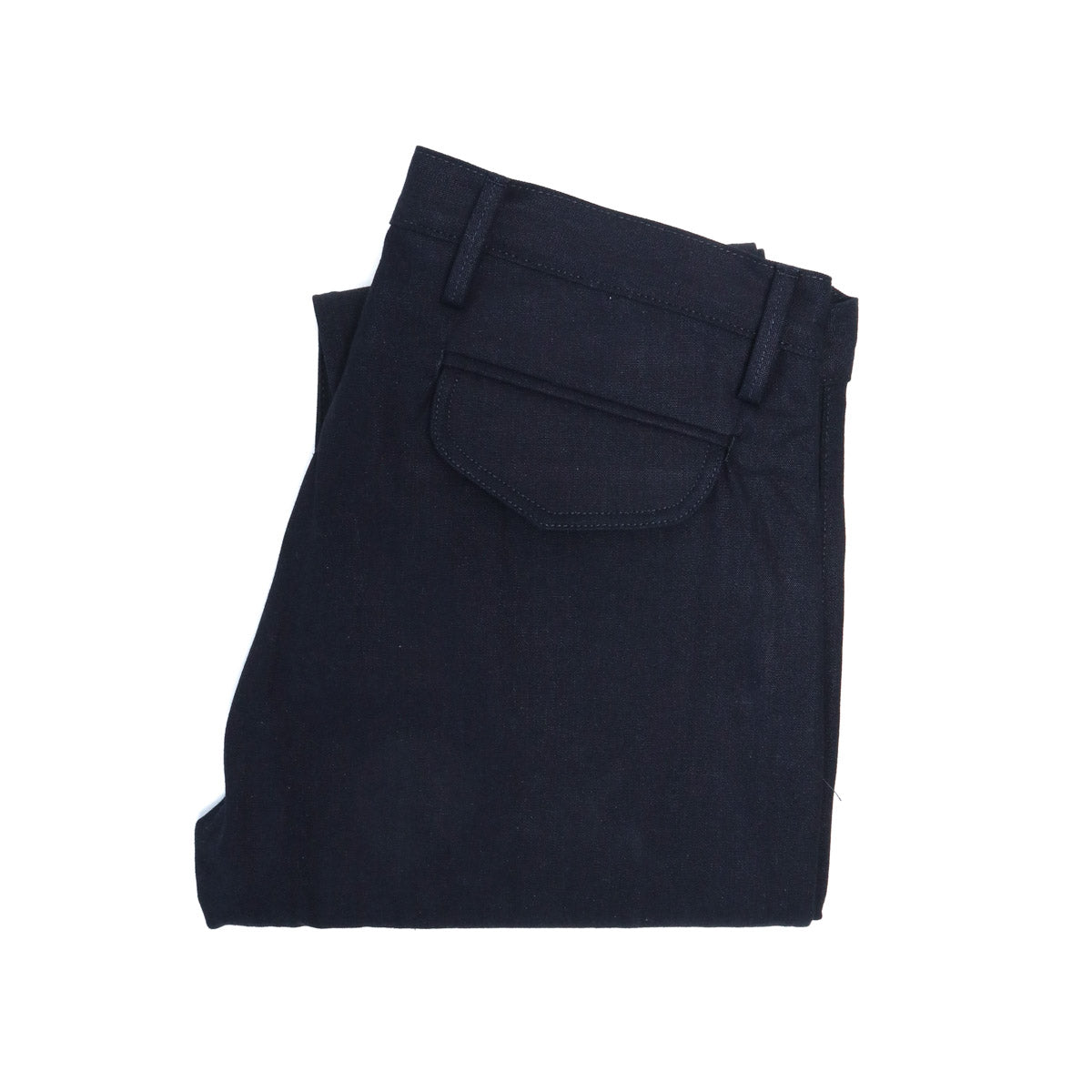 Officer Trouser Indigo Selvedge Canvas