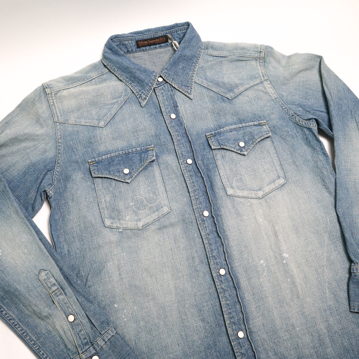 4894HW Denim Western Shirt Hand Wash Indigo Blue