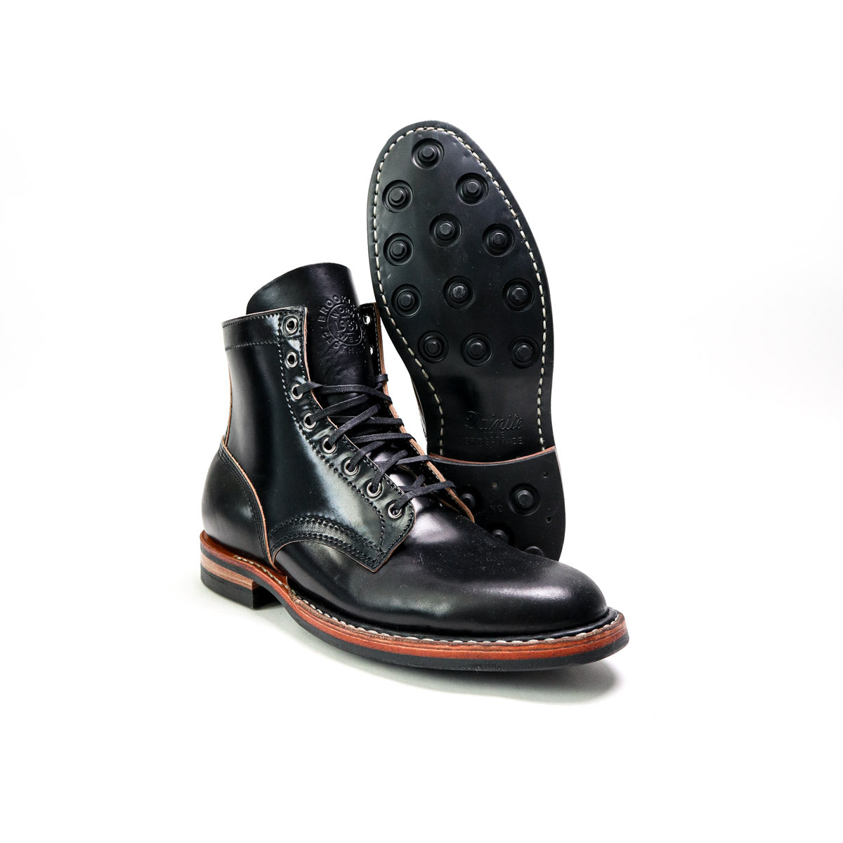 Brooklyn Clothing X White's Boots MP-Sherman Horween Black Shell Cordovan