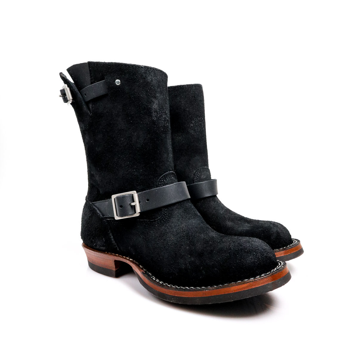 Brooklyn Clothing X White's Boots Cykel Engineer Boot Seidel Black Oil Tan Roughout
