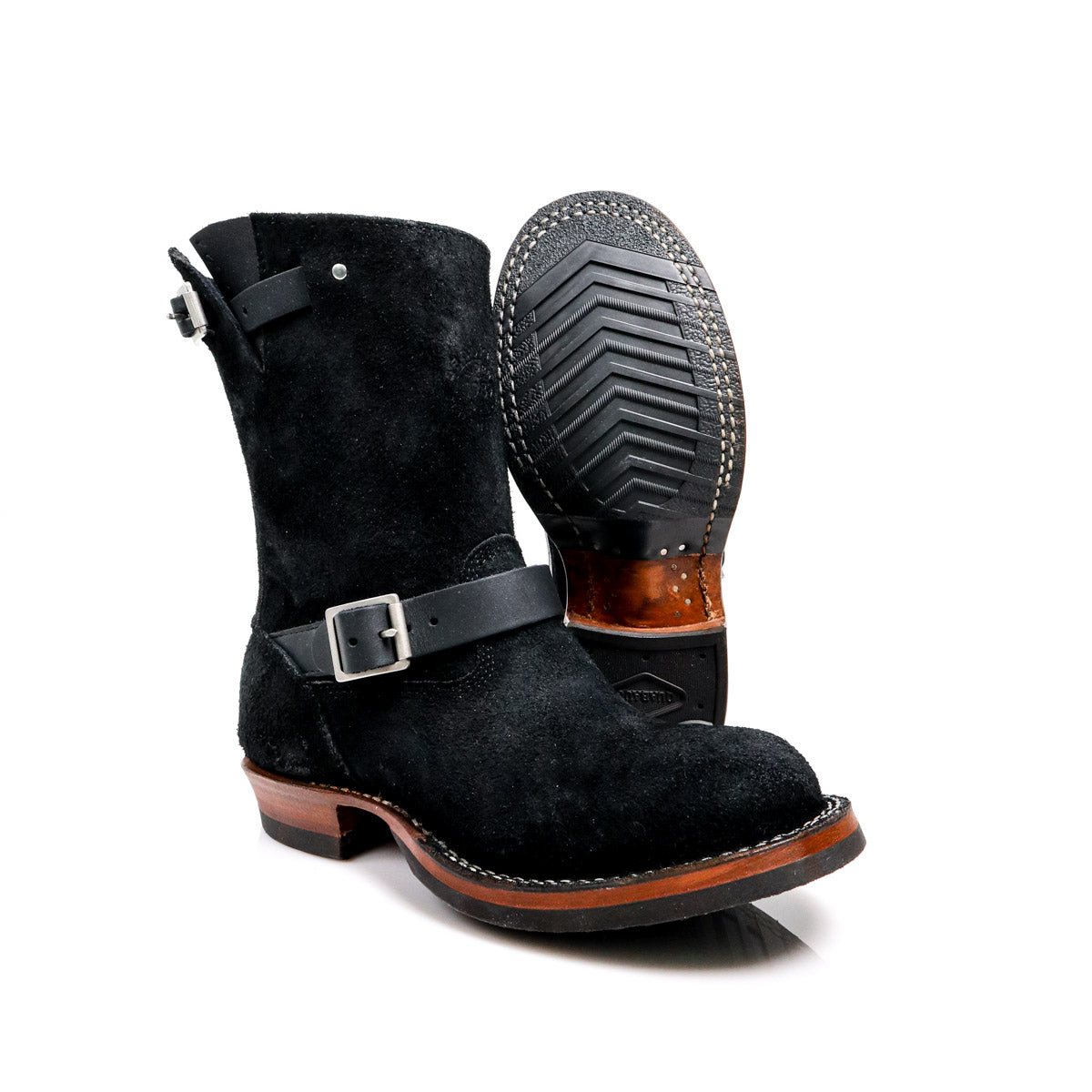 Brooklyn Clothing X White's Boots Cykel Engineer Boot Seidel Black Oil Tan Roughout