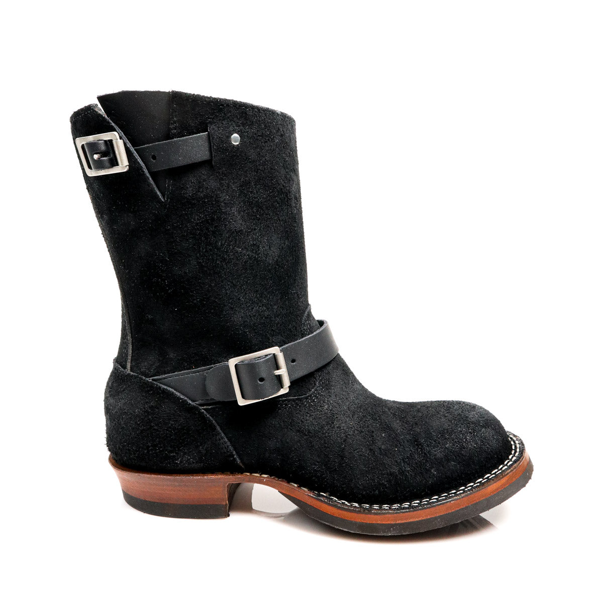 Brooklyn Clothing X White's Boots Cykel Engineer Boot Seidel Black Oil Tan Roughout