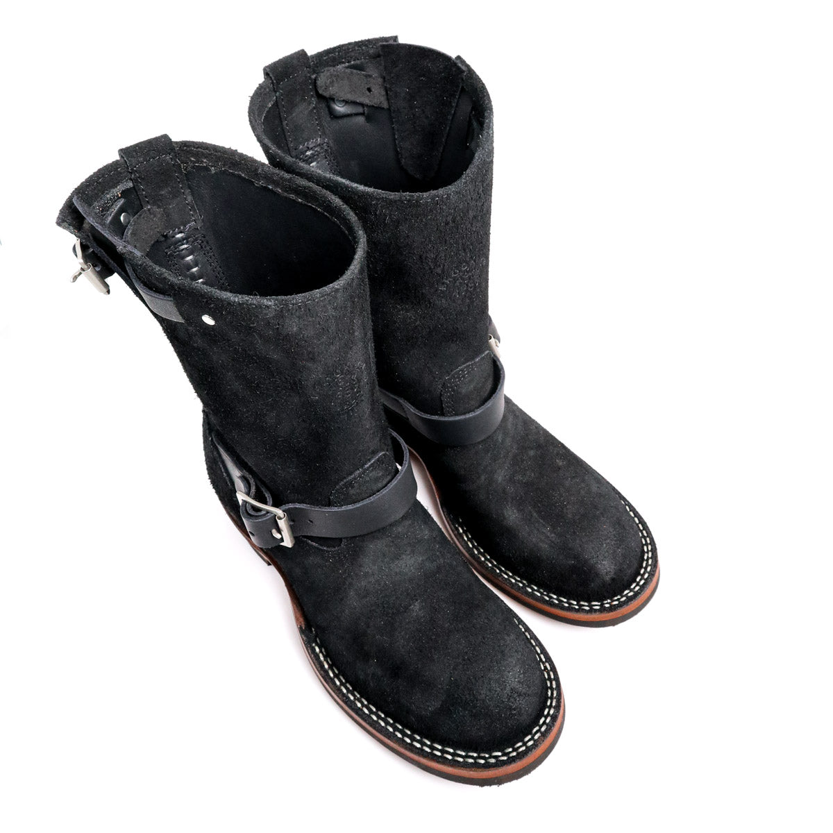Brooklyn Clothing X White's Boots Cykel Engineer Boot Seidel Black Oil Tan Roughout