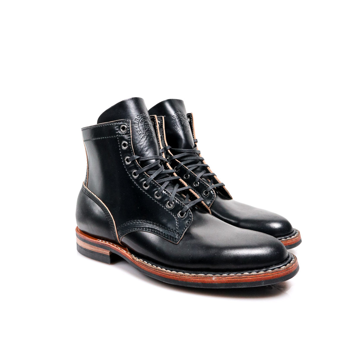 Brooklyn Clothing X White's Boots MP-Sherman Horween Black Shell Cordovan