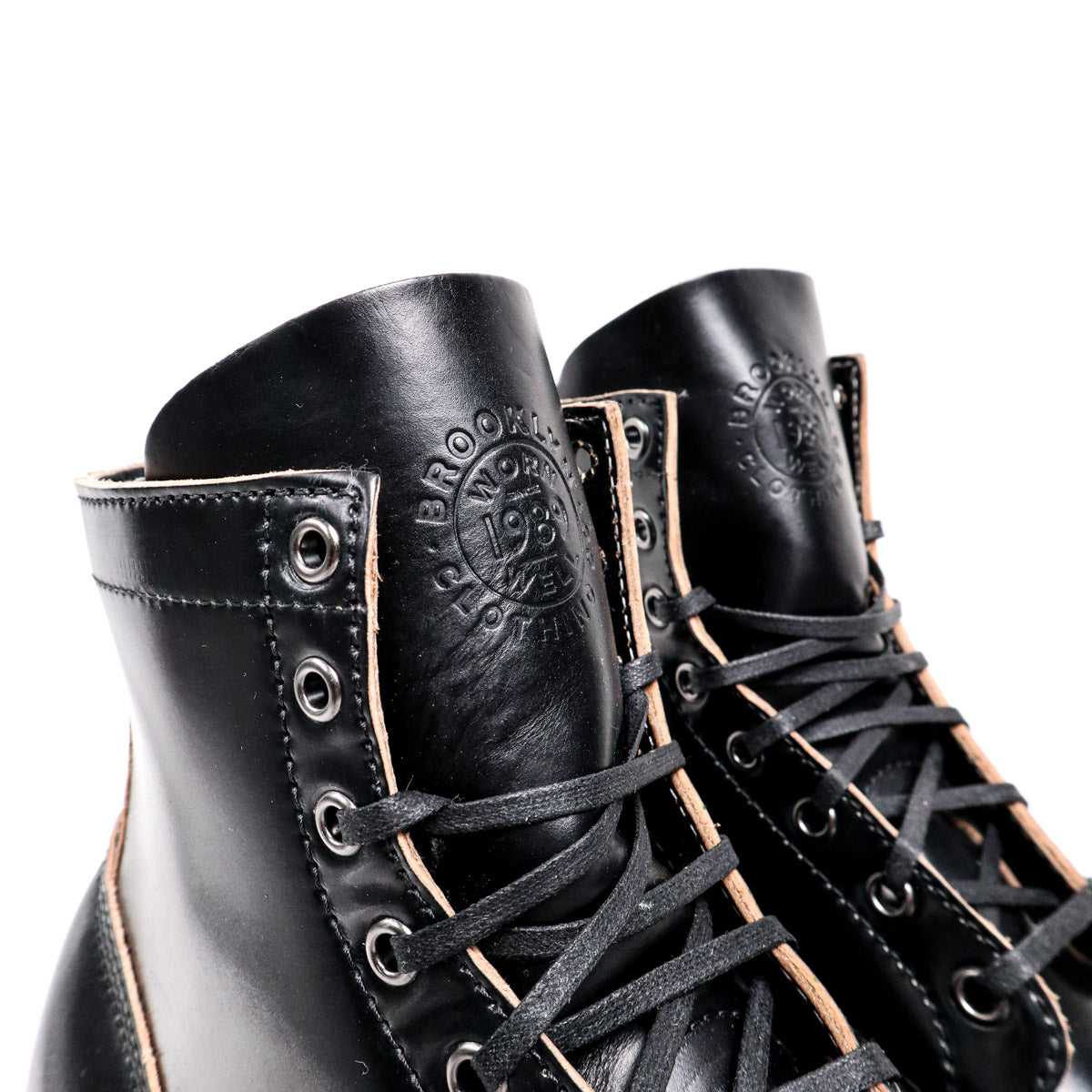 Brooklyn Clothing X White's Boots MP-Sherman Horween Black Shell Cordovan