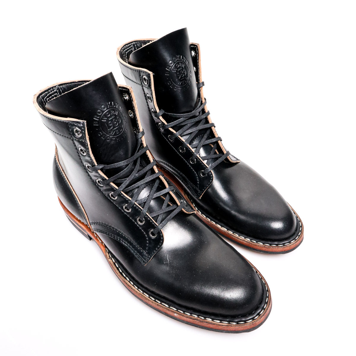 Brooklyn Clothing X White's Boots MP-Sherman Horween Black Shell Cordovan