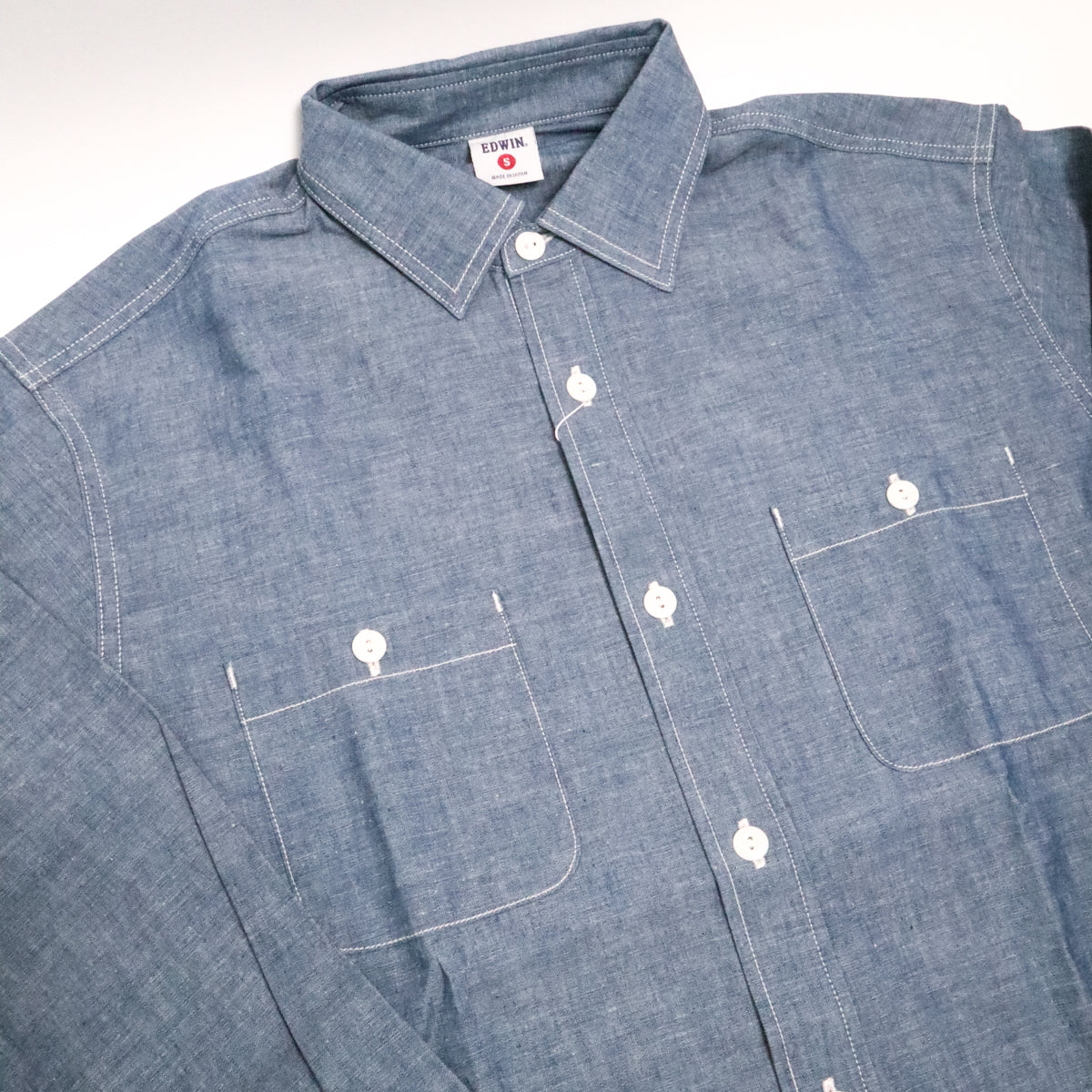 KST30 Work Shirt Chambray Blue