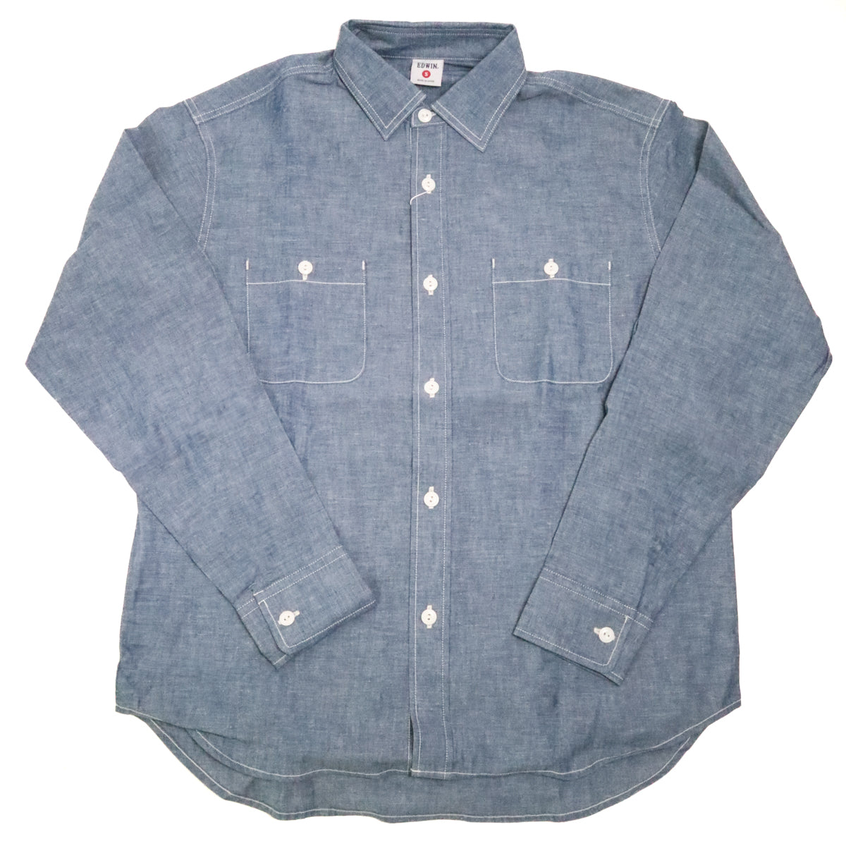 KST30 Work Shirt Chambray Blue