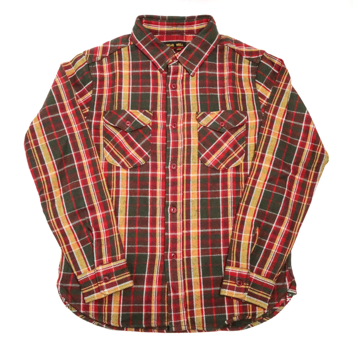 Heavy Flannel Shirt Red