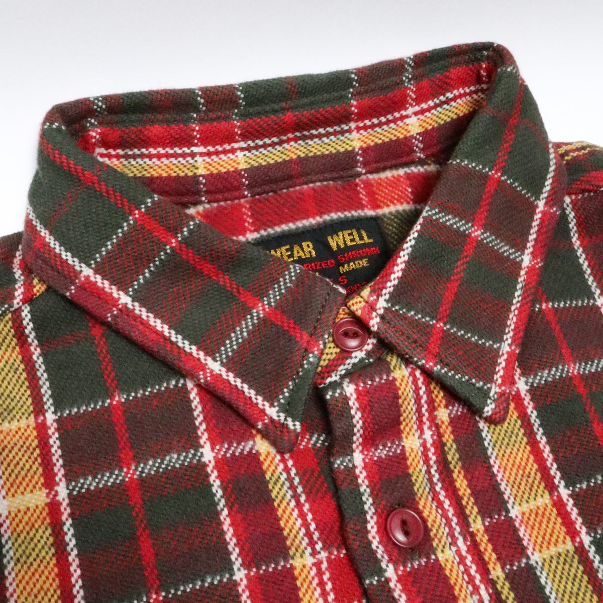 Heavy Flannel Shirt Red