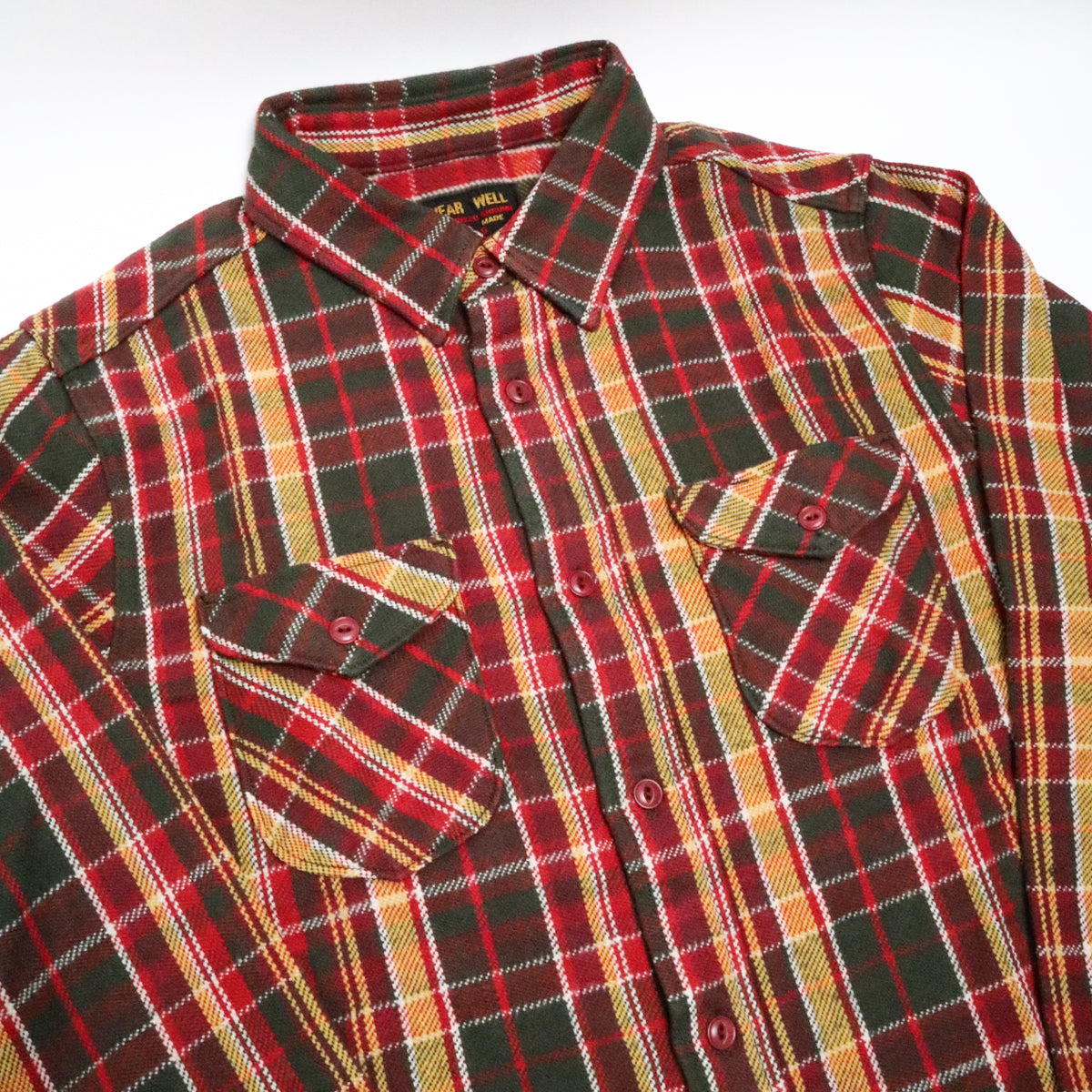 Heavy Flannel Shirt Red