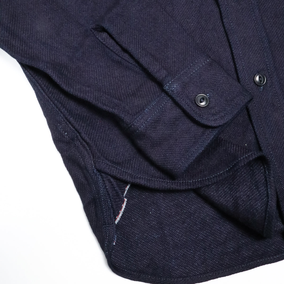 Heavy Flannel Shirt Solid Indigo