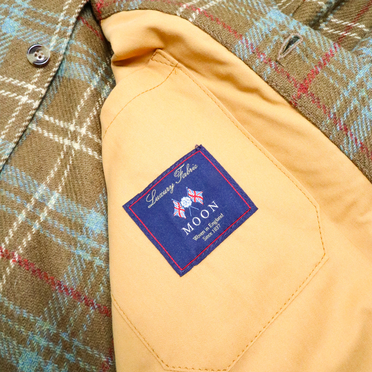 Crissman Overshirt Tan Chisolm Wool Plaid