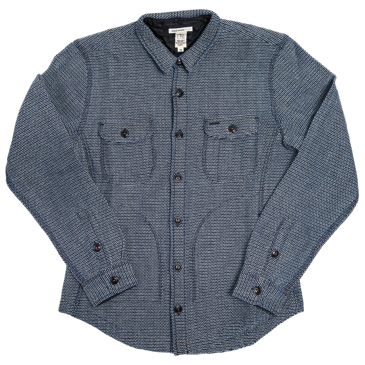 The Anvil Birds Eye Sashiko Dark Indigo