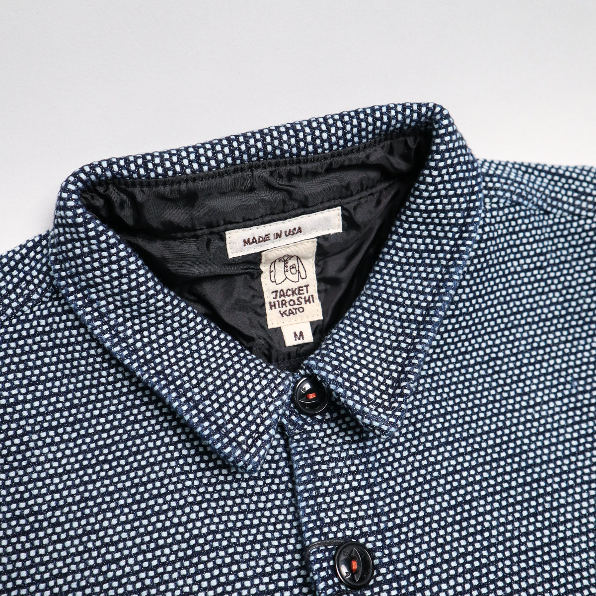 The Anvil Birds Eye Sashiko Dark Indigo