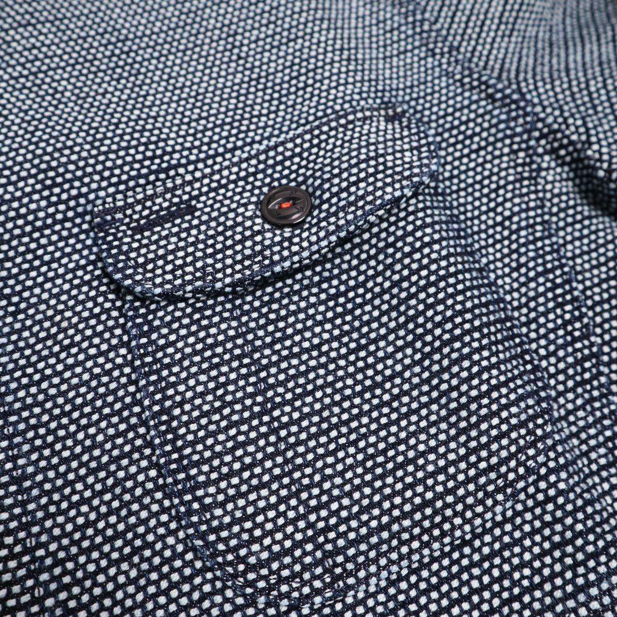 The Anvil Birds Eye Sashiko Dark Indigo