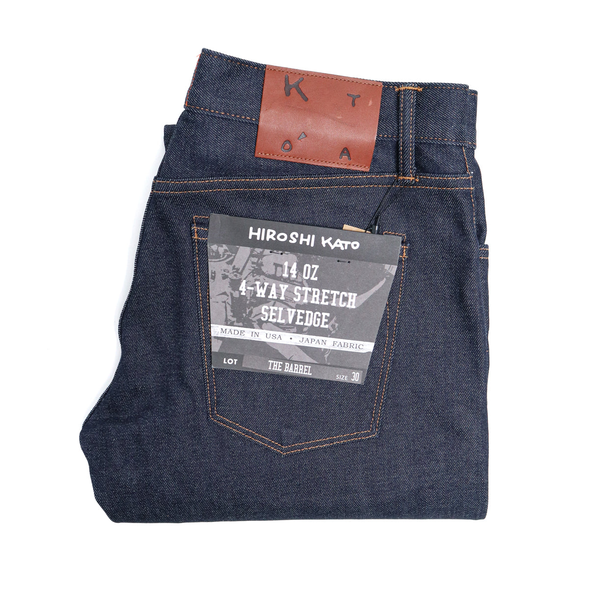 The Barrel Classic Straight 14oz Indigo Raw