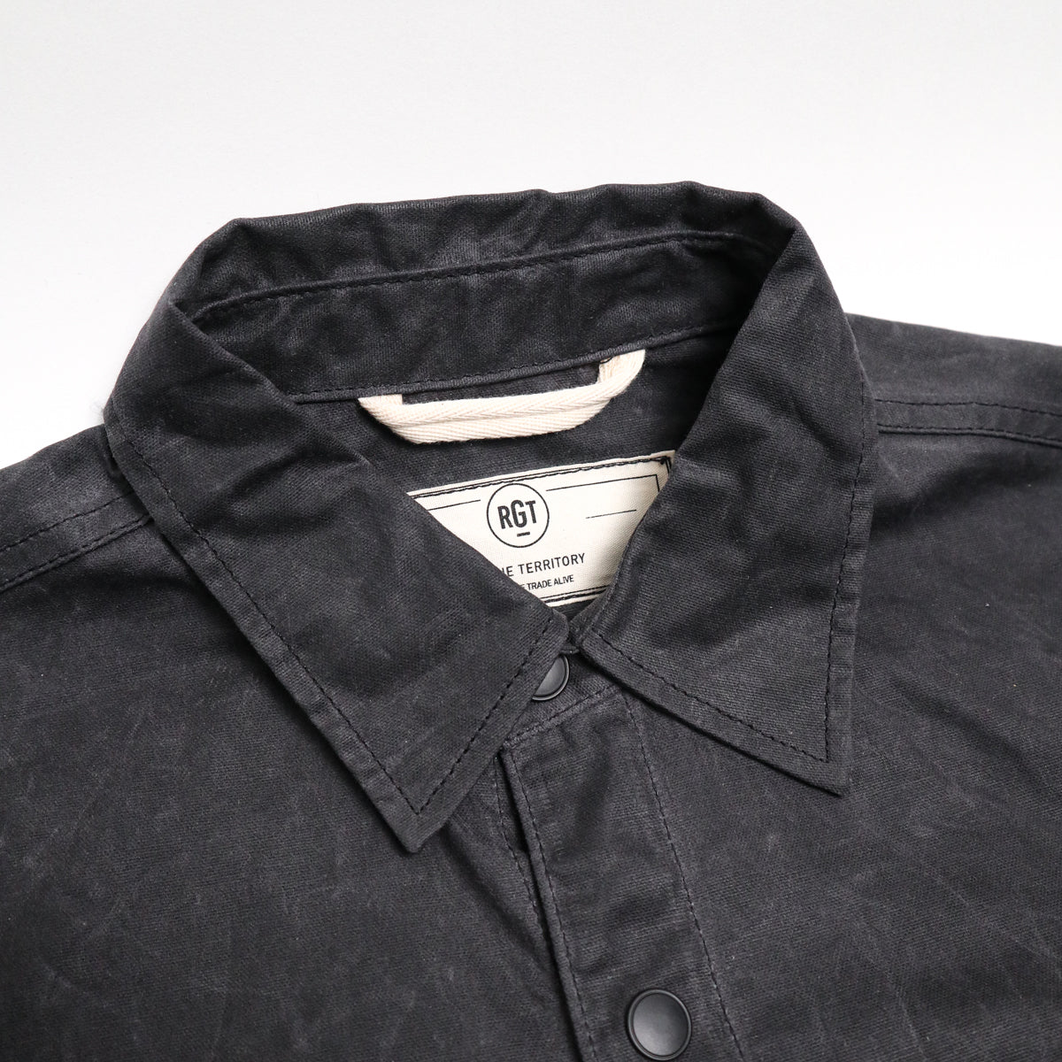 Patrol Shirt Grey Waxed Canvas