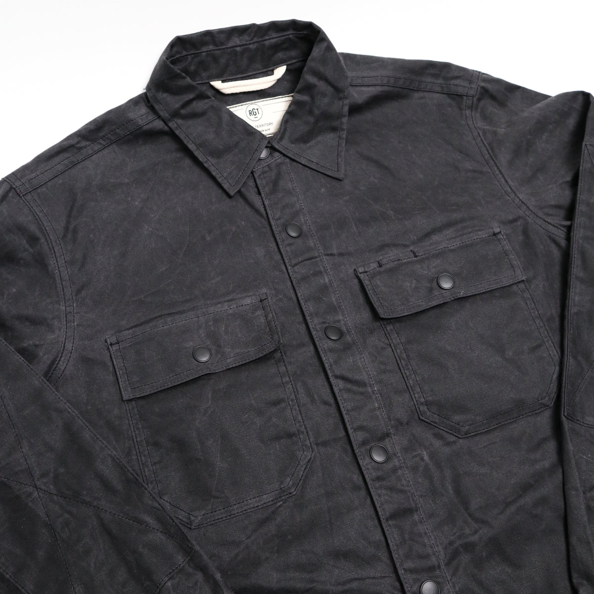 Patrol Shirt Grey Waxed Canvas