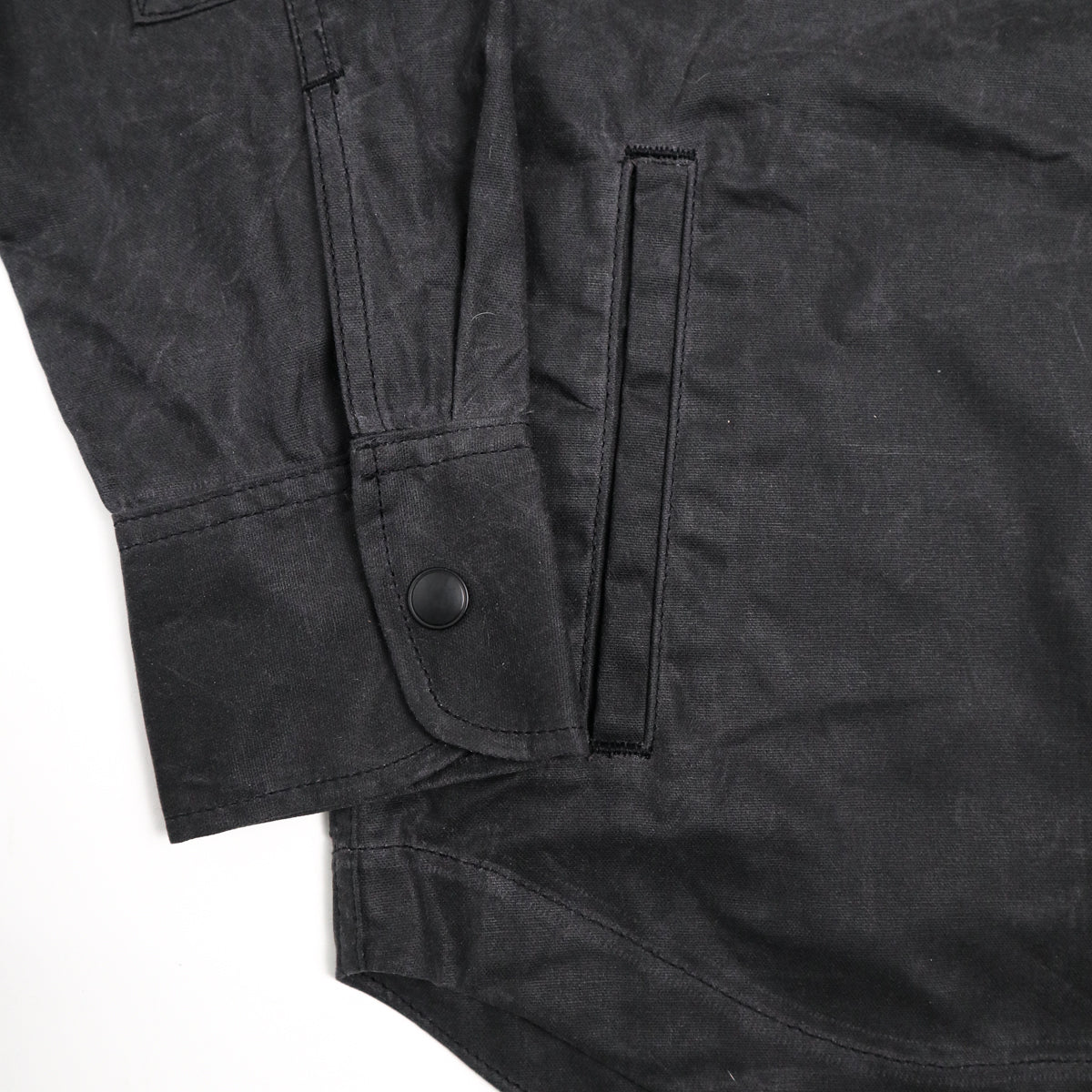 Patrol Shirt Grey Waxed Canvas
